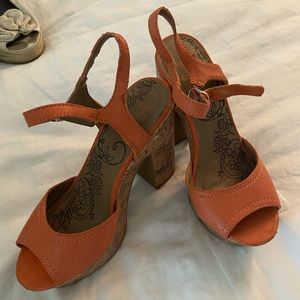 Coral Jellypop Heels